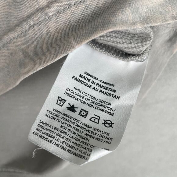 Nike JDI T Shirt Men L Mineral Washed Distressed Embroidered Washed Black Casual - Picture 9 of 12